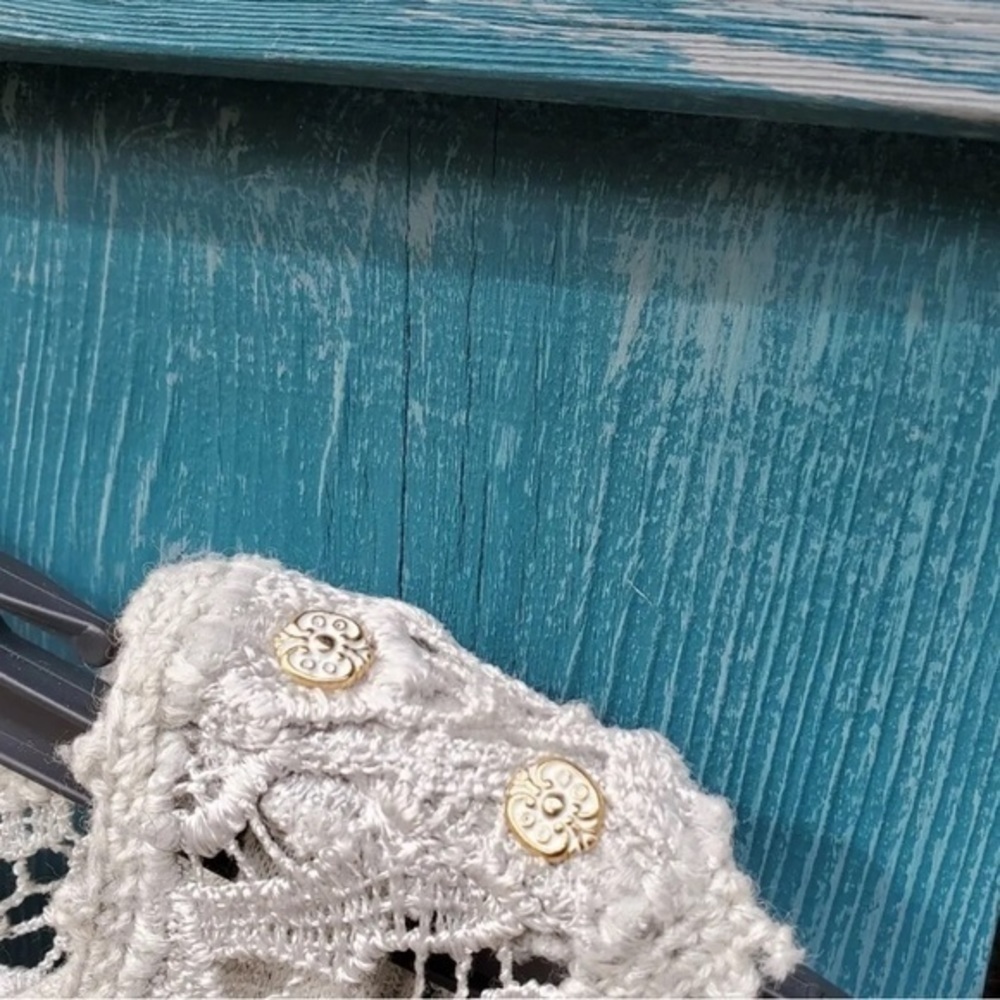 Vintage Anthropologie Knit Lace Dress
Snowdrop Shift knitted knotted size small - Picture 13 of 15